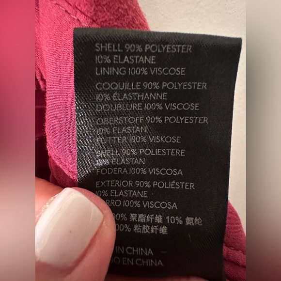 FREE PEOPLE 8 Nightfall Vegan Suede Pants Pomegranate High Waisted Paper Bag Vtg - Picture 9 of 16